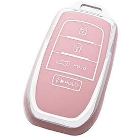 WTSHOPME Key Fob Cover Fit for Toyota Camry 2025 Crown Corolla Cross Grand Highlander Tundra Prius Venza Sequoia