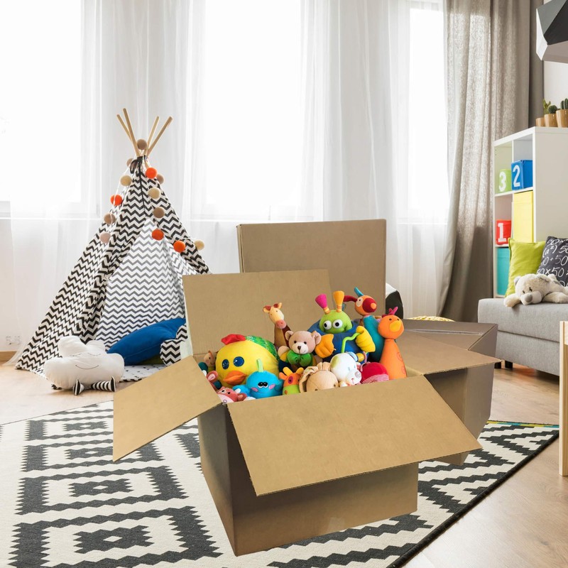 UBOXES Large Moving Boxes 20" x 20" x 15" (Pack