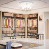 M MZG Heavy Duty Rolling Garment Rack 3 Tiers Adjustable
