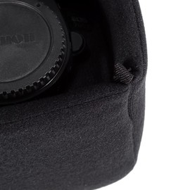 DSLR Camera Bag, Portable DLSR Camera Protective Bag Insert Pad Shockproof Camera Case for Photographing(Black) Sports Bag