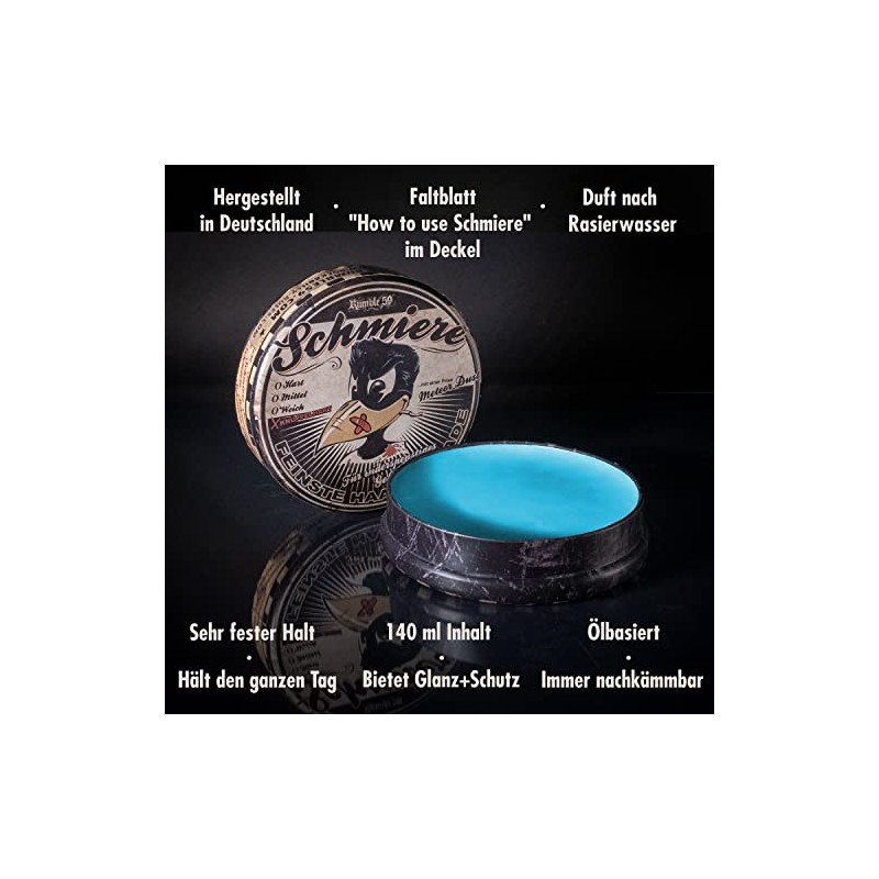Rumble 59 Schmiere Rock Hard (KNUPPELHART) Hair Pomade by Rumble59
