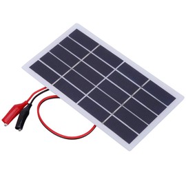VBESTLIFE 2 W 5 V Mini Solar Panel, DIY Solar Panel Made of Polycrystalline Silicon, Portable Solar Panel Charger, 173 x 99 mm