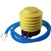 WHYHKJ Plastics Foot Pump 4 inch Yellow Yoga Ball Hand