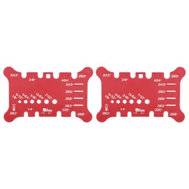 Chainsaw Chain Measuring Tool for Pitch, Gauge, Bar Groove And File Size