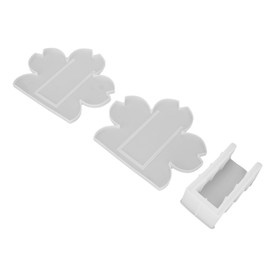 Flower Shape Epoxy Vase Mold DIY Reusable Strong Flexibility High Elasticity Resin Casting Mold