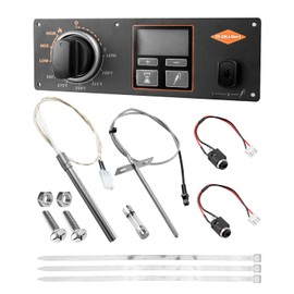 Control Panel Fit for Oklahoma Joe's Rider 600 900 Deluxe Wood Pellet Grill, Digital Controller Kit Fit for Oklahoma Joe's Wood Pellet Controller Board LCD Display, Not Fit for Large-LCD Rider DLX