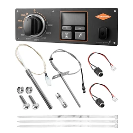Control Panel Fit for Oklahoma Joe's Rider 600 900 Deluxe Wood Pellet Grill, Digital Controller Kit Fit for Oklahoma Joe's Wood Pellet Controller Board LCD Display, Not Fit for Large-LCD Rider DLX