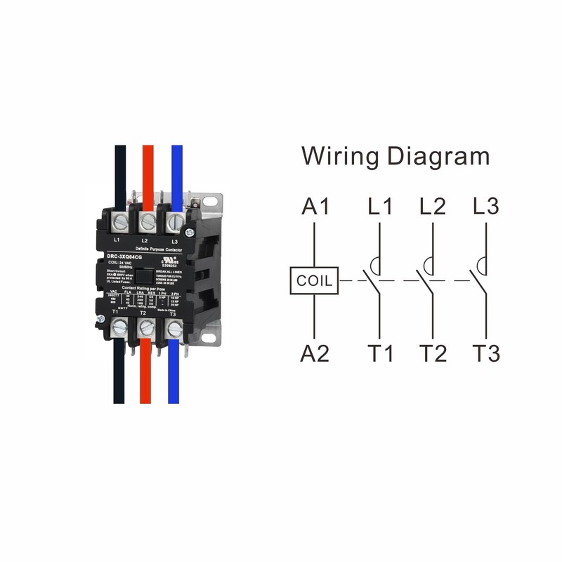 SunLee 3 Pole 40 Amp contactor 120V coil UL DP