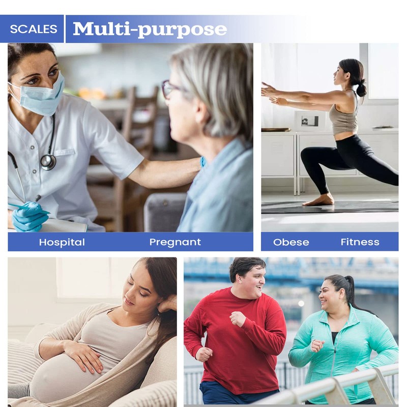 Tetuga Medical Scale - Heavy Duty 440 lb High Capacity
