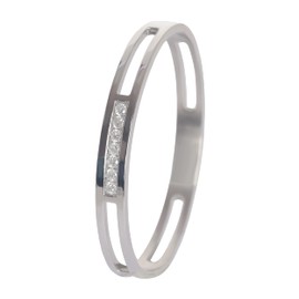 Manfnee 8 mm Stainless Steel Bracelet Zircon Jewel Friendship Love Birthday Women Men, Stone, No gemstone