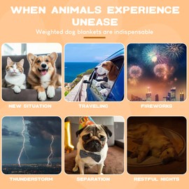 YUSRA Weighted Blanket for Dogs 5 lb, Bone Shape Weighted Dog Blanket Pets Like, Calming Dog Weighted Blanket Perfect for Thunderstorms, Separation, Travel, Firework, Machine Washable, Grey 23x35 inch