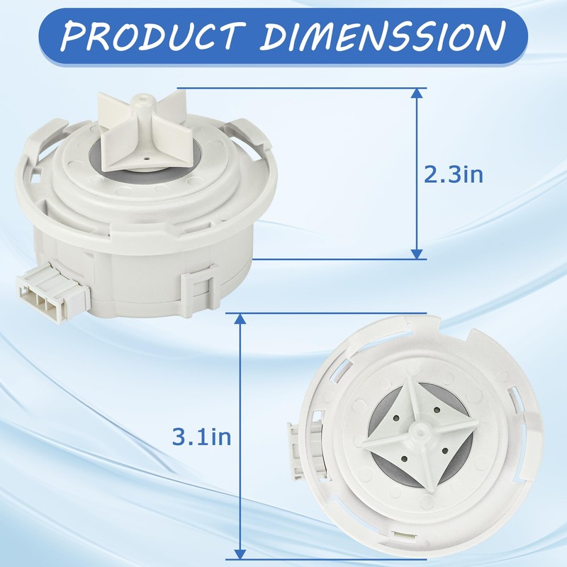 Dishwasher Drain Pump EAU62043401 EAU62043403,Fit for L-G Ken-more Dishwasher/Dryer, Replace