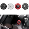 Car Start Stop Button Cover, Skull Pattern Car Metal Engine