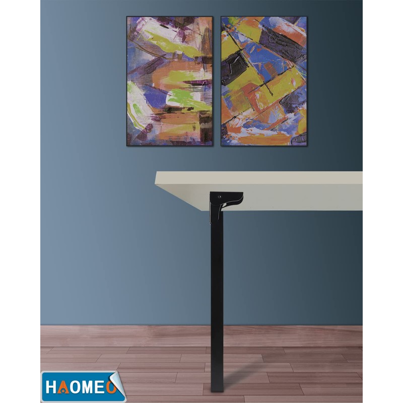 2 PCS Folding Table Legs 25.5cm, Foldable Table Legs Metal,