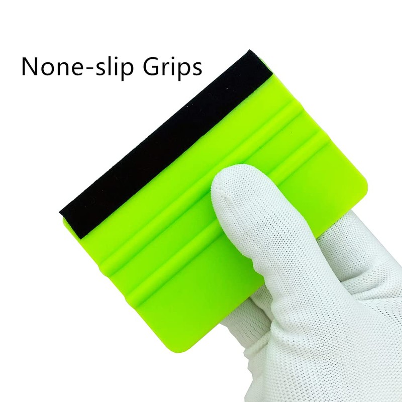 Lunbengo 20 Piece Car Wrap Plastic Squeegee, 10 * 7cm