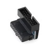 DGZZI USB 3.0 90 Degree Adapter Black USB 3.0 19Pin/20Pin