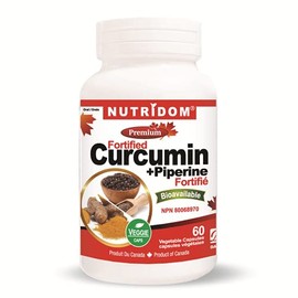 Nutridom Fortified Curcumin + Piperine 60 VCaps