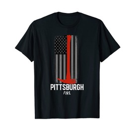 Pittsburgh Fire Bureau Pennsylvania Fireman Rescue T-Shirt