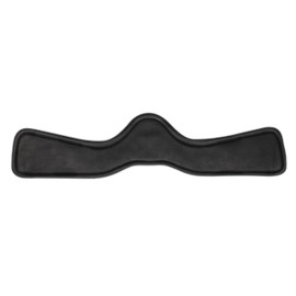 LeMieux Gel-Tek Anatomic Dressage Girth Black - Contoured Shape - Dynamic Gel and Ultra Soft Leather - 70cm/28"