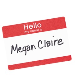 Avery Hello My Name is Name Tags, White with Red Border, 100 Removable Name Badges (05140)