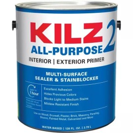 Kilz (2)-KILZ 2 Latex 1 Gal White Interior/Exter