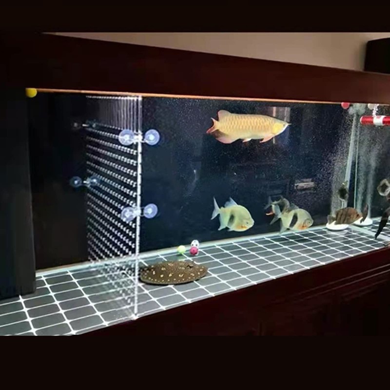 HingoFuni Aquarium Fish Tank Divider Acrylic Isolation Grid Board with