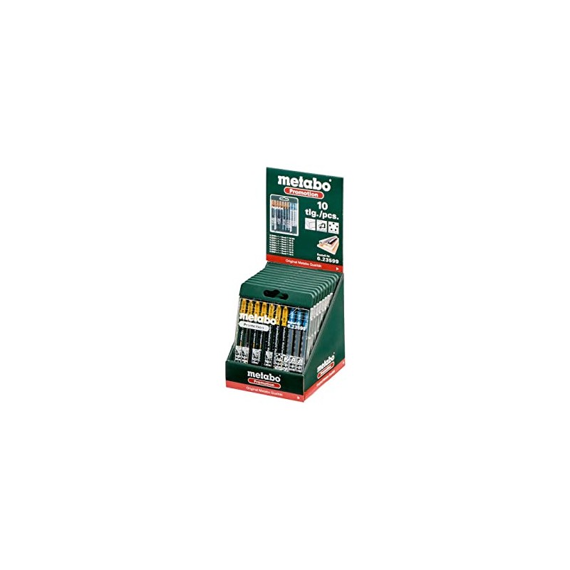 Metabo 623599000 Jig Saw Blade Display: Mixed New, Green