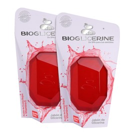 Set de jabones BIOGLICERINE SECRETLY CITRUS | 2 Pack | Jabón de Glicerina con Vitamina E | Hidratante y Humectante | Ideal para todo tipo de piel | Aroma Toronja | 235gr C/U