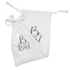 Lunarable Saying Fabric Pouch Set of 2, Brush Pen Lettering
