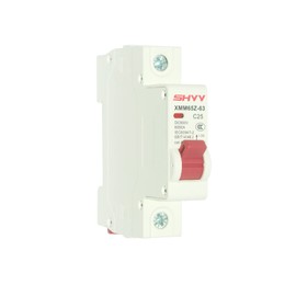 DC Miniature Circuit Breaker 25A 500V 1 Pole, DIN Rail Mount DC Circuit Breaker for Battery and Solar System