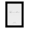Lawrence Frames Silver Plated 4 by 6 Metal with Black