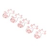 100Pcs Cute Paper Clips Rose Gold Cat Shape Anti Slip