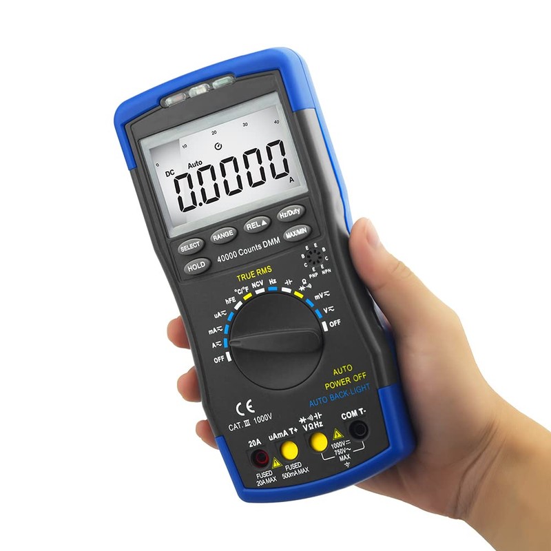 Digital Multimeter LC-770D TRMS Voltmeter Ammeter for Measures NCV AC/DC
