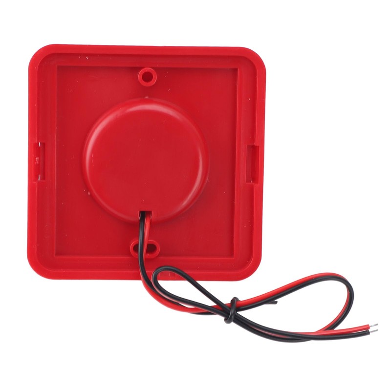 Visual and Acoustic Alarm with 3 Tone Modes, LED Flashing