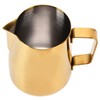 380ML Coffee Pitcher Cup Bright Gold Stainless Steel Coffee Milk