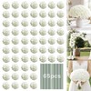 White Hydrangea Artificial Flowers Bulk, 65Pcs Silk Hydrangea Flowers