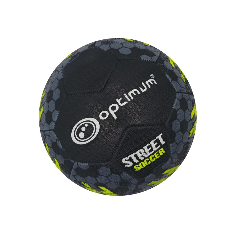 Optimum STREET FOOTBALL - BLACK/YELLOW - SIZE 5