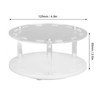 Acrylic Tweezers Stand Holder 12 Holes Rotatable Eyelash Extension Tool