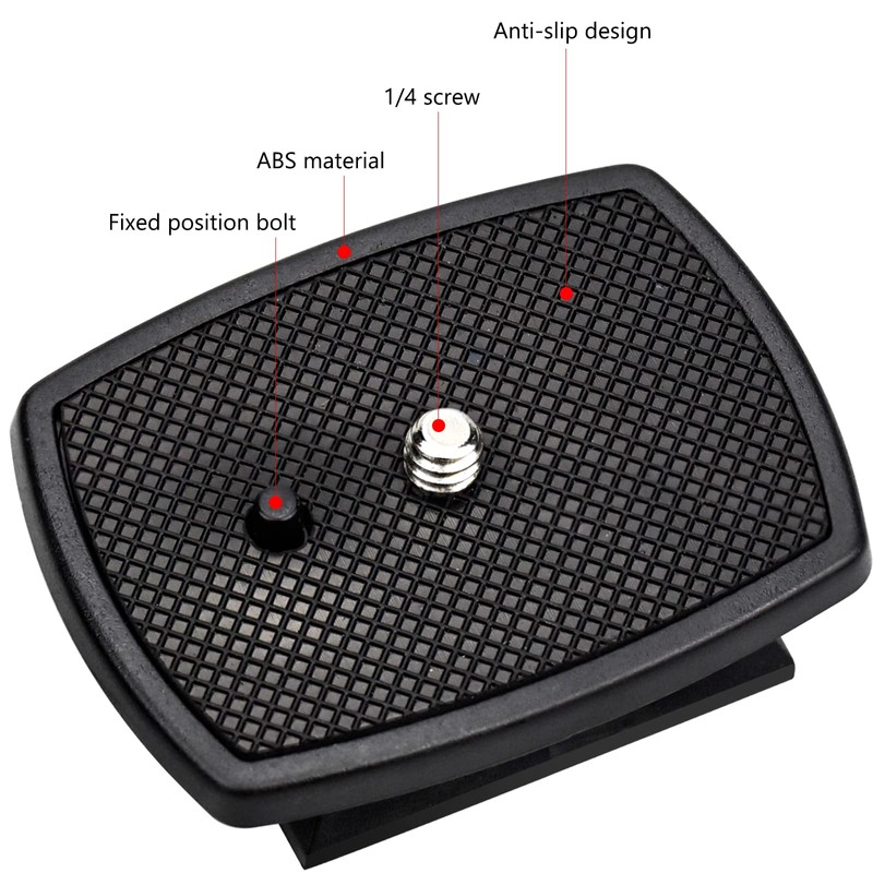 LUCKYKODOR Camera Quick Release Plate Universal Quick Release Plate Tripod