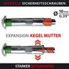 KRASER KR45B Wall Anchor, Motorcycle and Bicycle, Anti-Brexhtange Base, Compact