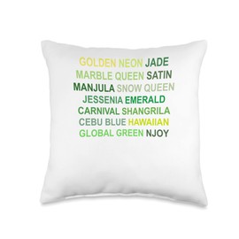 Epipremnum Pothos Plant Throw Pillow