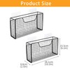 2 Pack Aluminum Foil Organizer, Foil and Plastic Wrap Organizer,