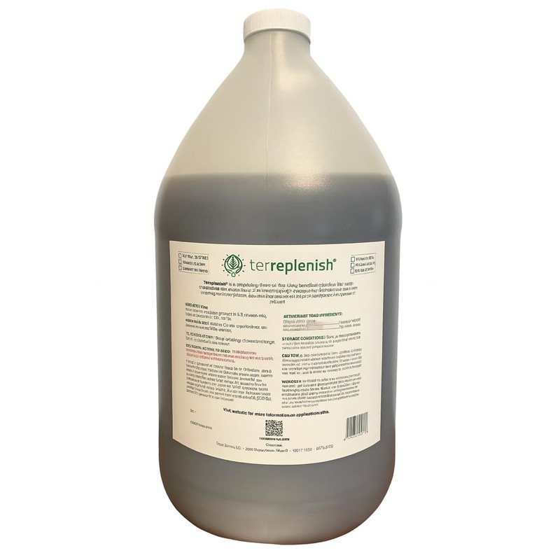 Terreplenish Liquid Microbial Soil Amendment, 1 Gallon Jug Concentrate (Use