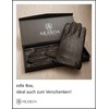 AKAROA ESTD 2019 TIM Men's Leather Gloves, Touchscreen Function, Italian