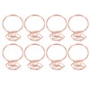 100Pcs Cute Paper Clips Ring Style Anti Slip Sturdy Electroplated