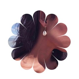 Inilbran Boho Shell Earrings Gold Cowrie Shell Earrings Vintage Cowrie Shell Earrings Summer Beach Cowrie Shell Earrings Jewellery for Women and Girls, Zinc