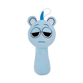 Splanky 20cm Plush Sprunki Plush Toy Monster Character Character Horror Game Surroundings Horror Music Game Christmas for Kids (Light Blue)