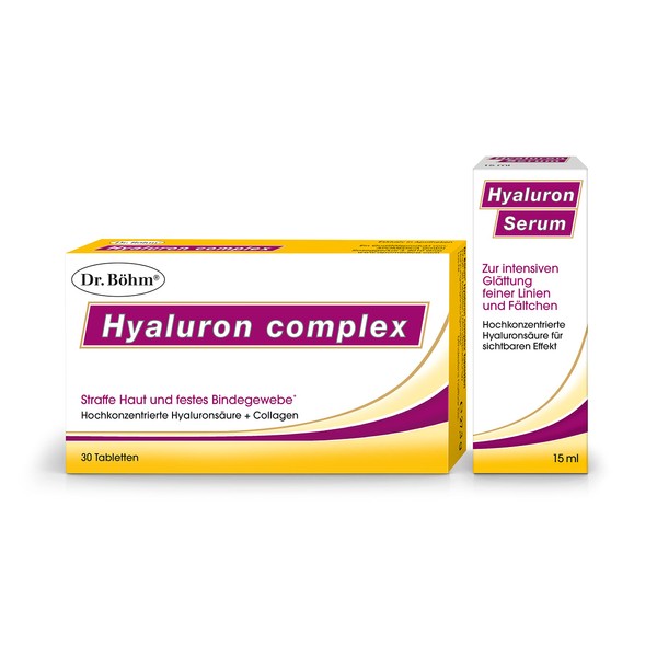 Dr Böhm Combination Hyaluronic Complex Tablets and Serum, Pack of 1