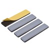 METALLIXITY PTFE Furniture Slider Gliders (100x25mm) 4Pcs, Rectangle Self-Adhesive Floor