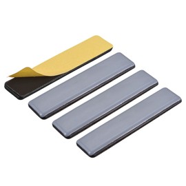 METALLIXITY PTFE Furniture Slider Gliders (100x25mm) 4Pcs, Rectangle Self-Adhesive Floor Protector Pads - for Furniture Carpets